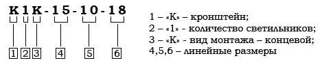 Кпронштейн К1К